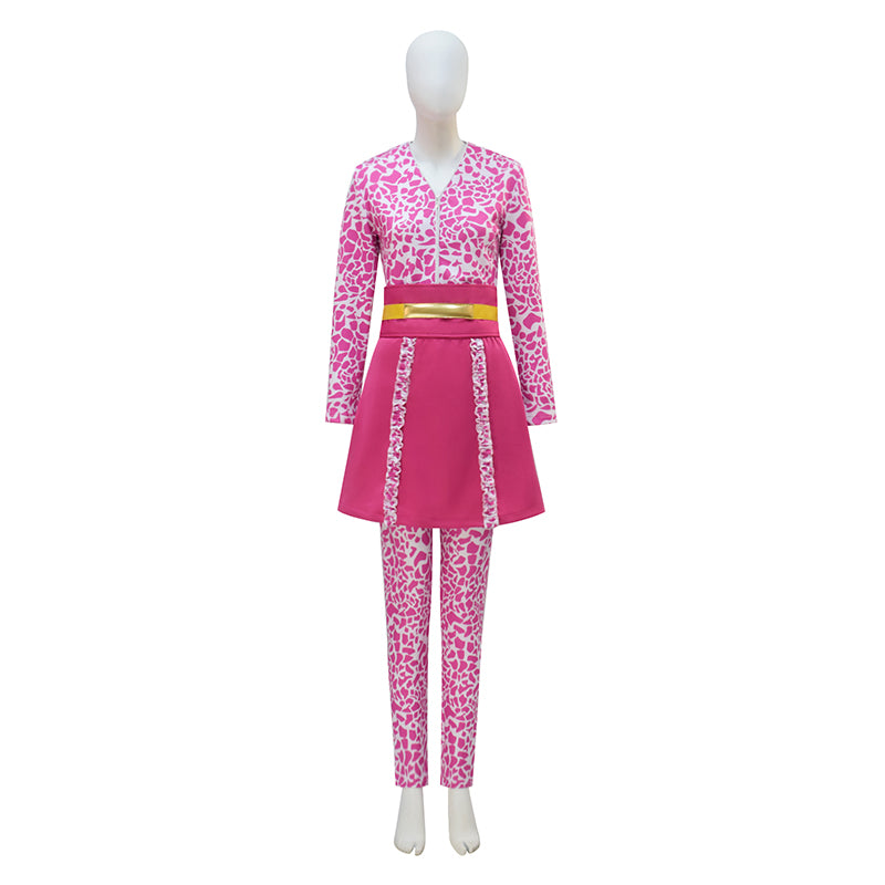 Glee Sue Sylvester Cosplay Costume Super Bass Pink Halloween Suit ACcosplay