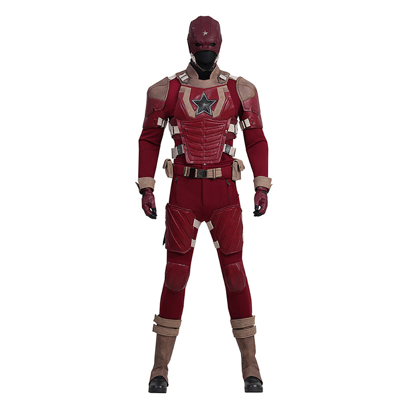 Thunderbolts Red Guardian Cosplay Costume Halloween Outfit Version 2 ACcosplay