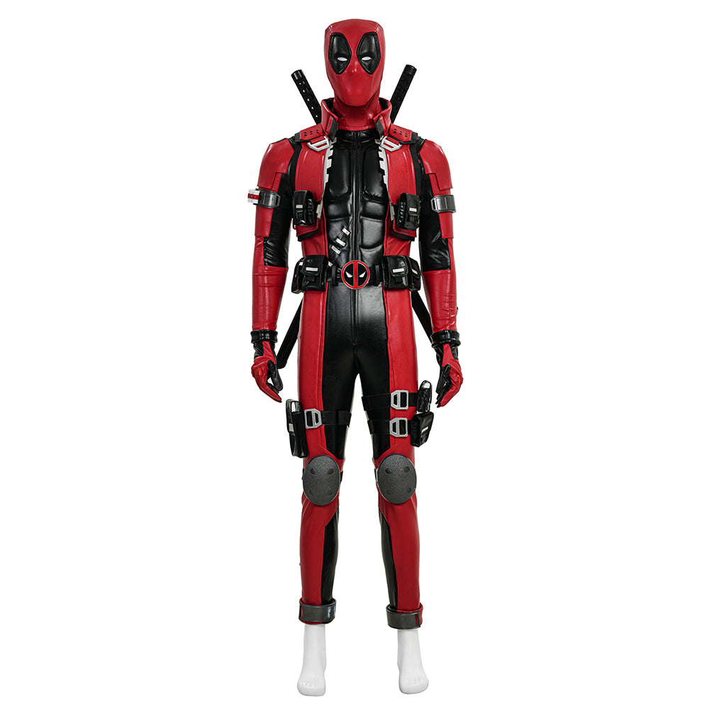 Marvel Rivals Deadpool Red Leather Cosplay Costume ACcosplay