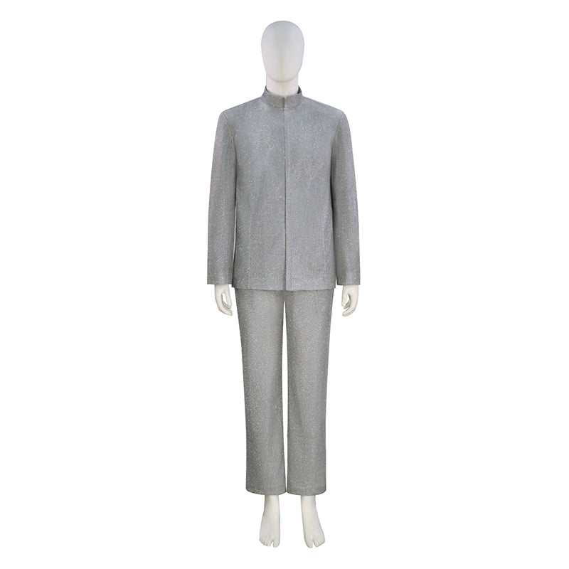 Austin Powers: International Man of Mystery Dr. Evil Cosplay Costume Silver Outfit ACcosplay