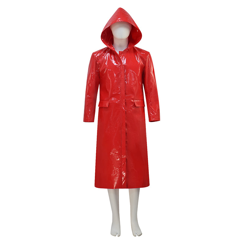 Fear Street: Prom Queen 2025 Simone Perry Red Coat Costume Carnival Halloween Suit ACcosplay