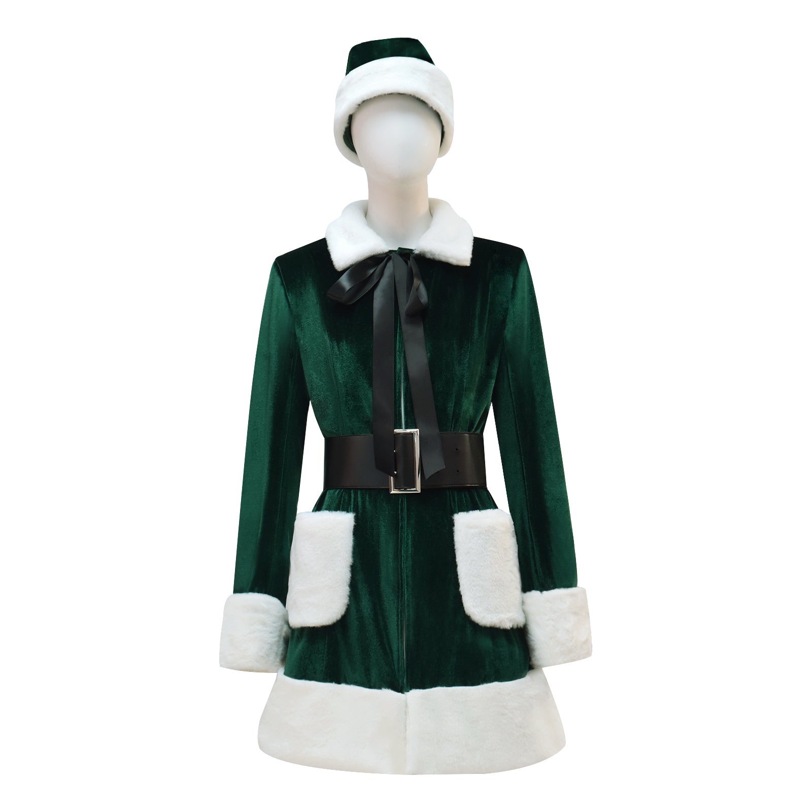 Last Christmas Christmas Green Santa Cosplay Costume Christmas Dress Outfit ACcosplay