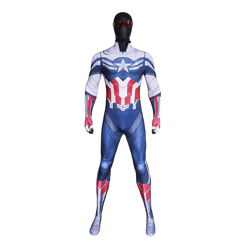 The Falcon Soldier Captain America Cosplay Costume Jumpsuit Full Set Outfit ACcosplay