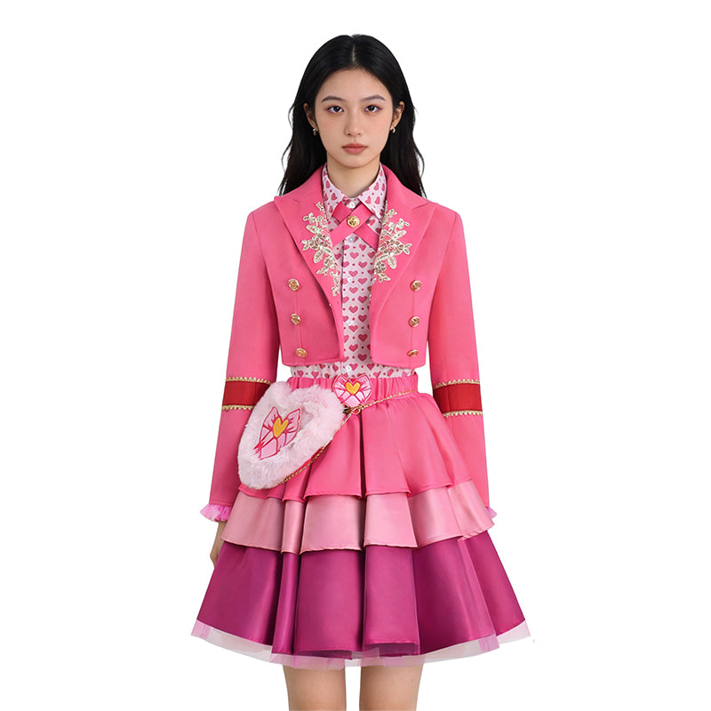 Princess Red Descendants Cosplay Costume Descendants: Wicked Wonderland Jacket Suit