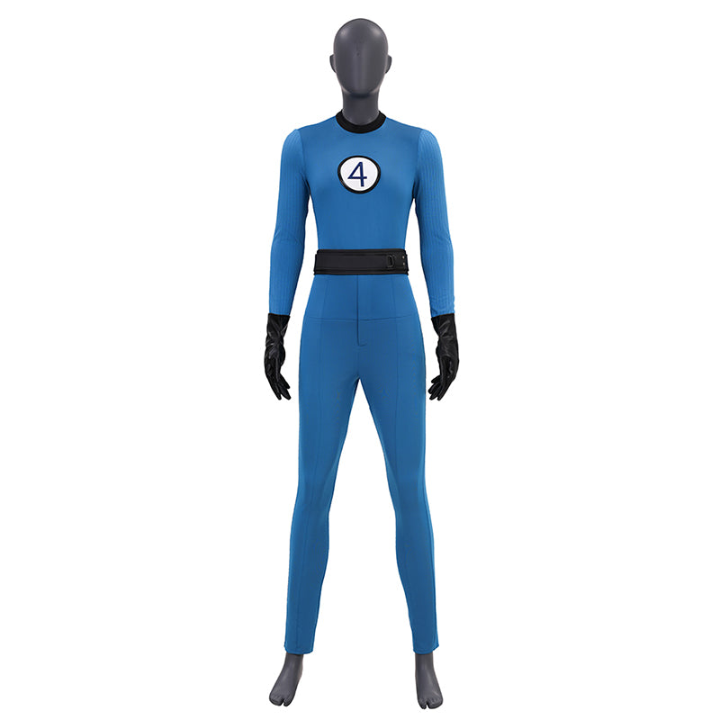 The Fantastic Four Sue Storm Costume Invisible Woman Cosplay Jumpsuit ACcosplay