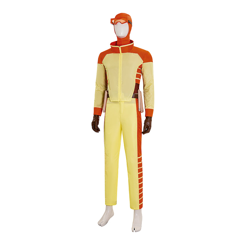 Invincible Rex Splode Cosplay Costume Halloween Yellow Suit ACcosplay