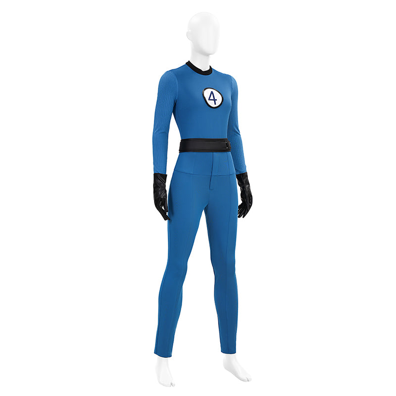 The Fantastic Four Sue Storm Costume Invisible Woman Cosplay Jumpsuit ACcosplay