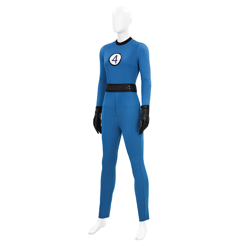 The Fantastic Four Sue Storm Costume Invisible Woman Cosplay Jumpsuit ACcosplay
