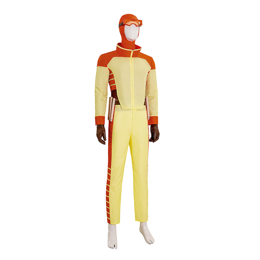 Invincible Rex Splode Cosplay Costume Halloween Yellow Suit ACcosplay