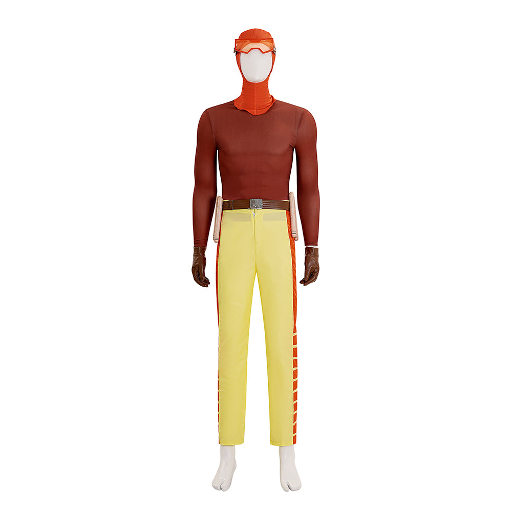 Invincible Rex Splode Cosplay Costume Halloween Yellow Suit ACcosplay