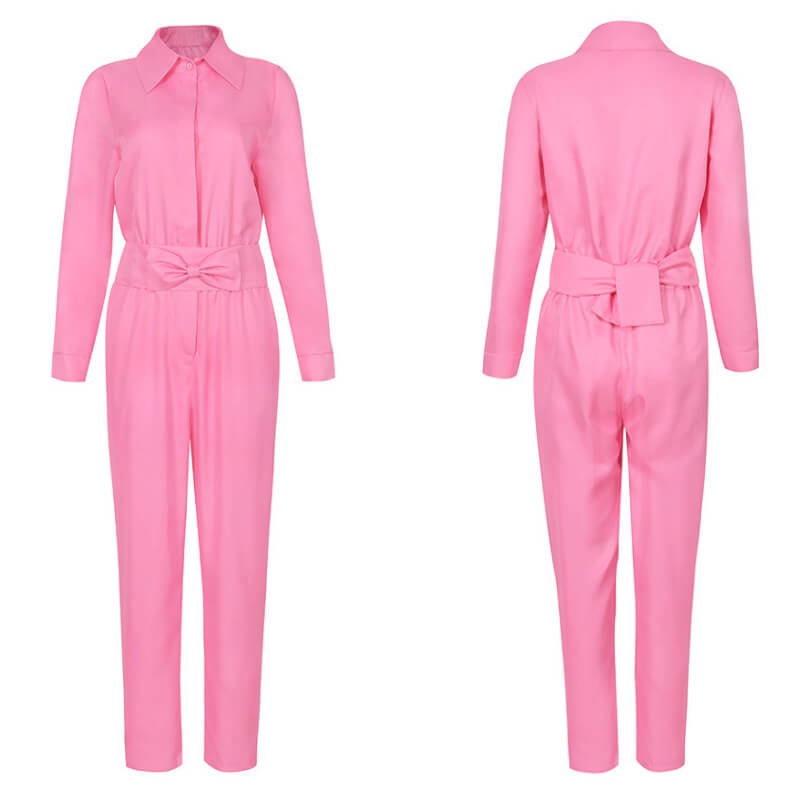 2023 Barbie Cheerleader Bodysuits Barbie Pink Jumpsuit Cosplay Costume ACcosplay