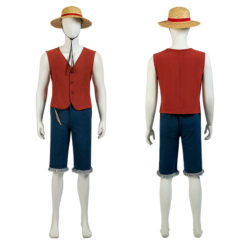 2023 Live Action One Piece Cosplay Monkey D. Luffy Costume