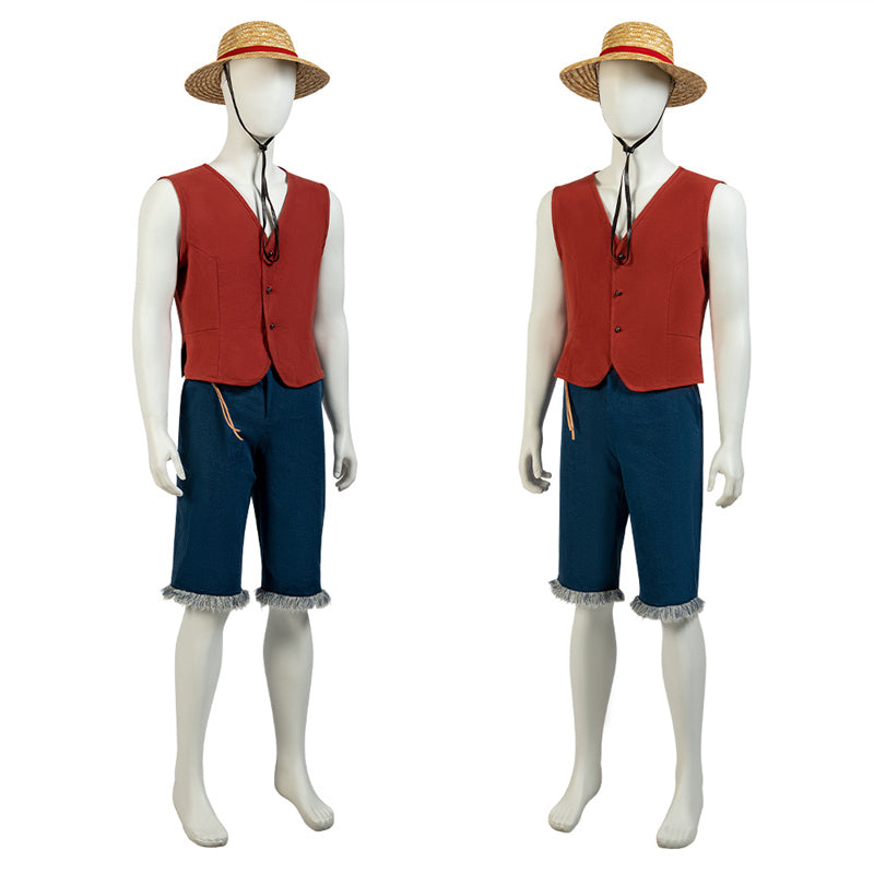2023 Live Action One Piece Cosplay Monkey D. Luffy Costume