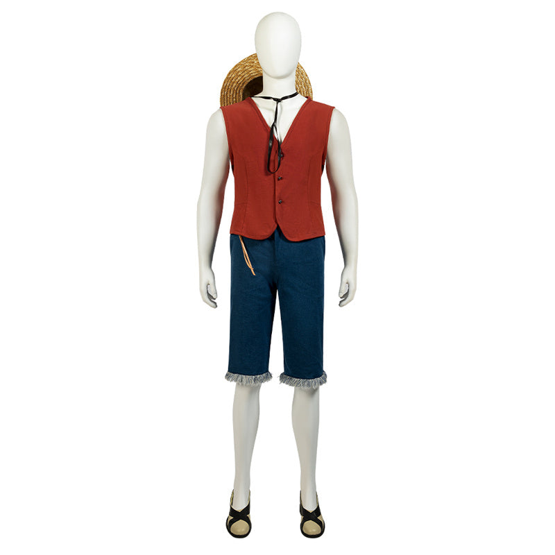 ONE PIECE 2022 Red Monkey D. Luffy Cosplay Costume