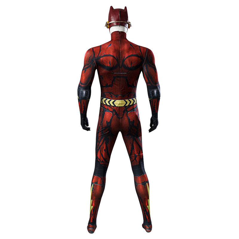 2023 The Flash Cosplay Costume Bodysuit Halloween Carnival Suit Printed Version