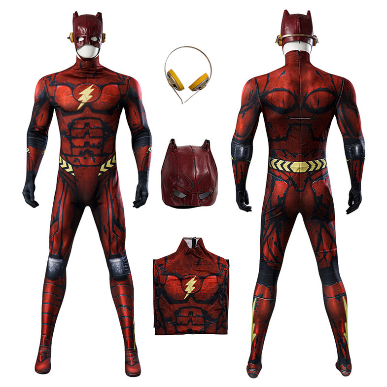 The Flash Cosplay Costume Jumpsuit Bodysuit Superhero Uniform – ACcosplay