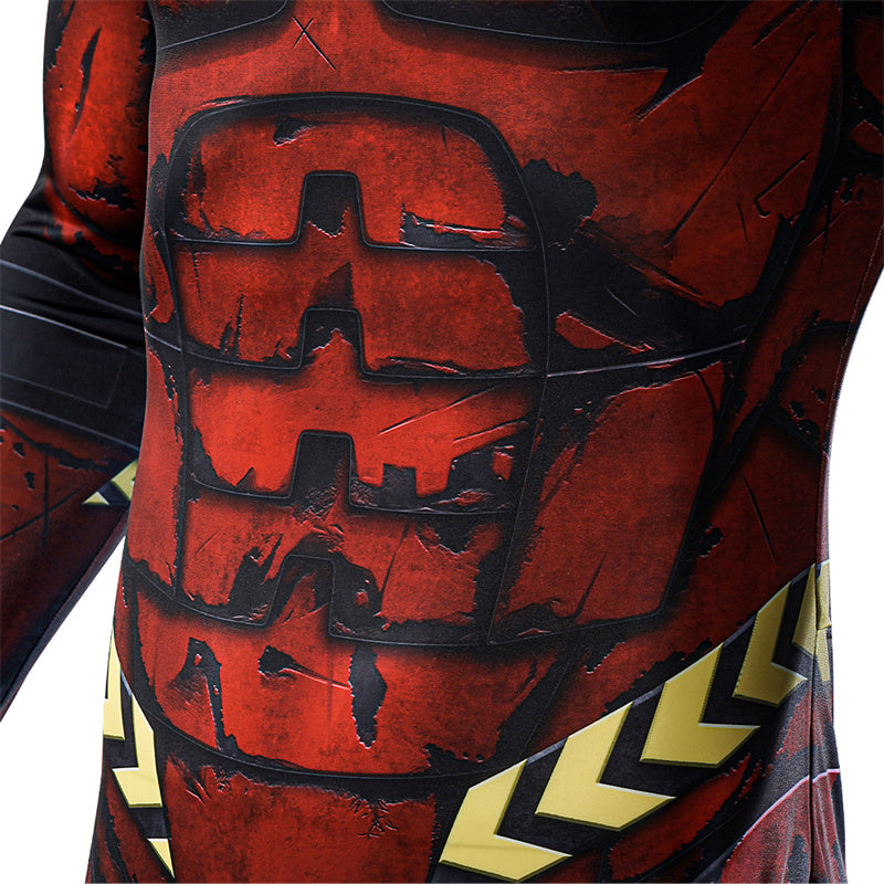 2023 The Flash Cosplay Costume Bodysuit Halloween Carnival Suit Printed Version