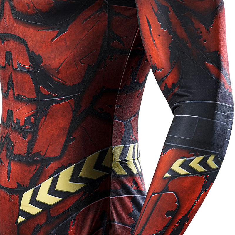 2023 The Flash Cosplay Costume Bodysuit Halloween Carnival Suit Printed Version