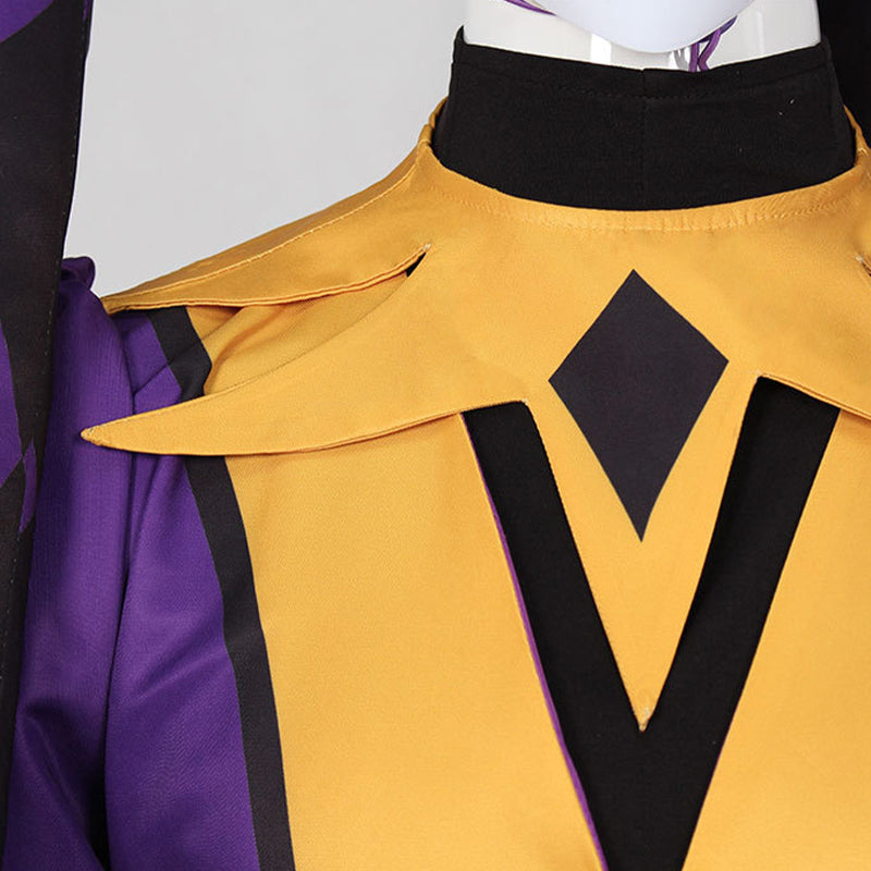 The Freak Circus Jester Cosplay Costume Jester Purple Halloween Party Suit ACcosplay