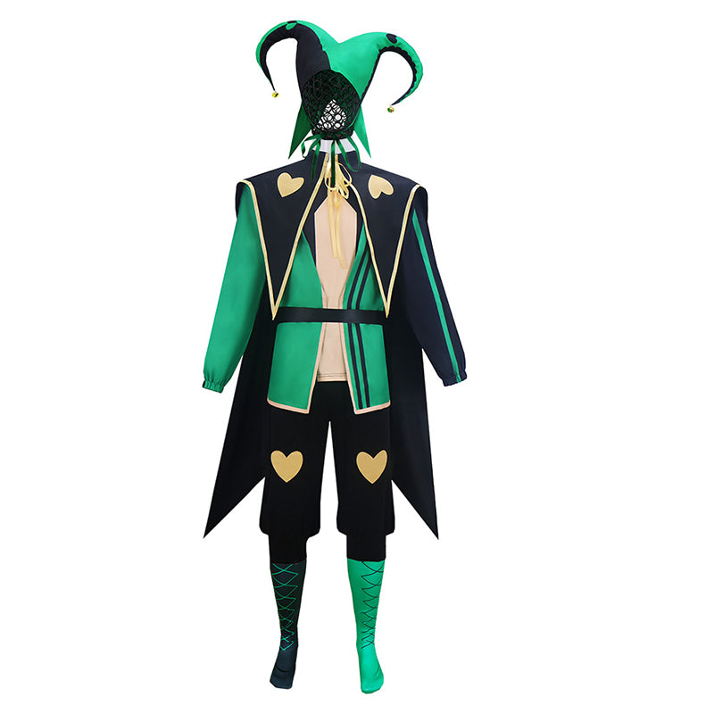 The Freak Circus Harlequin Cosplay Costume Jester Halloween Party Outfit ACcosplay