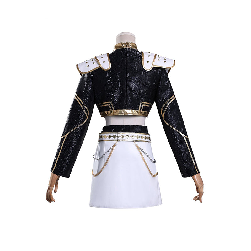 Kpop Demon Hunters Zoey Cosplay Costume Golden Black Golden Dance Halloween Suit ACcosplay