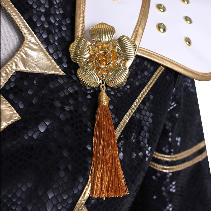 Kpop Demon Hunters Zoey Cosplay Costume Golden Black Golden Dance Halloween Suit ACcosplay