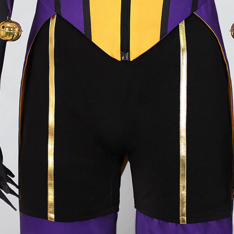 The Freak Circus Jester Cosplay Costume Jester Purple Halloween Party Suit ACcosplay