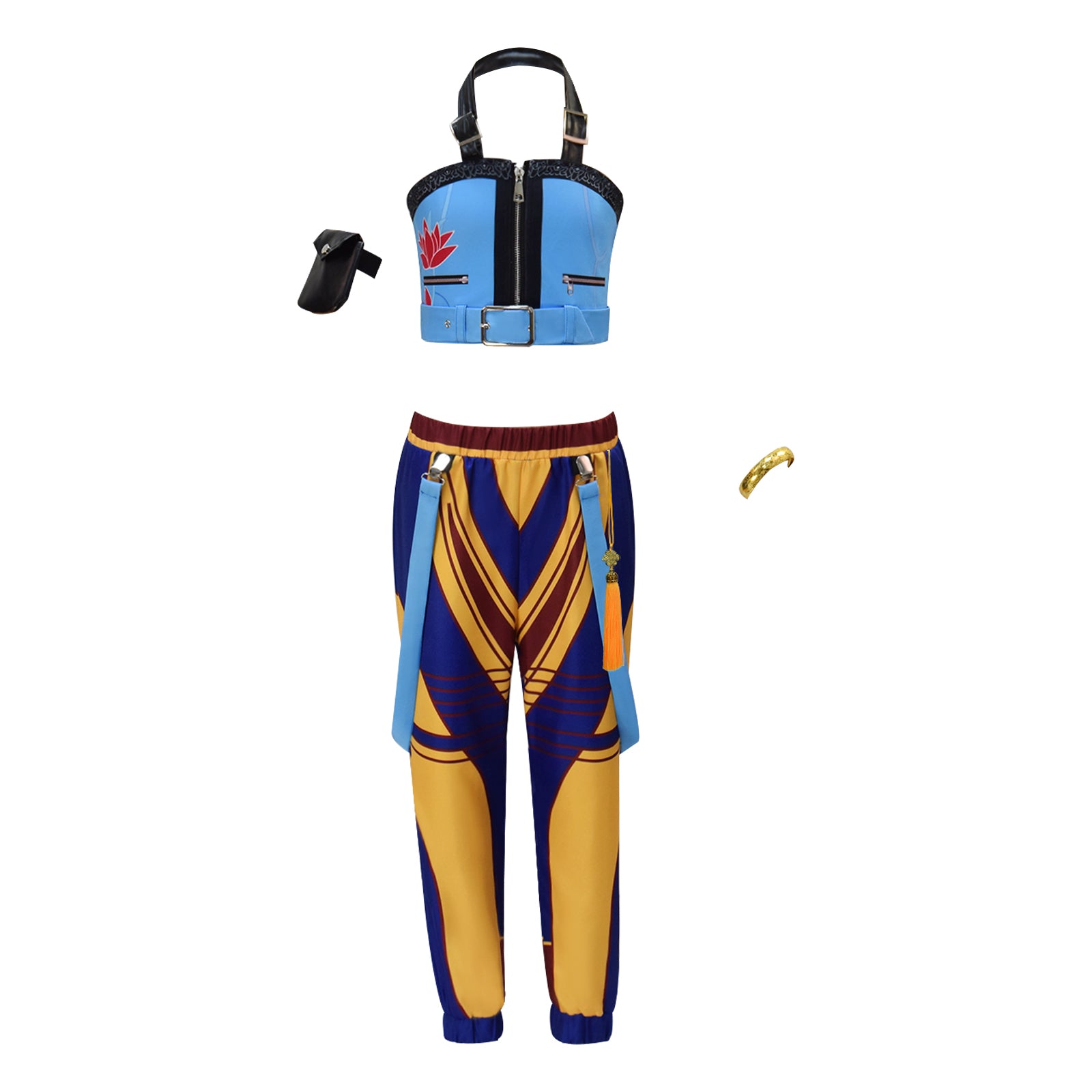 Kpop Demon Hunters Zoey Kids Cosplay Costume Party Halloween Suit Accosplay