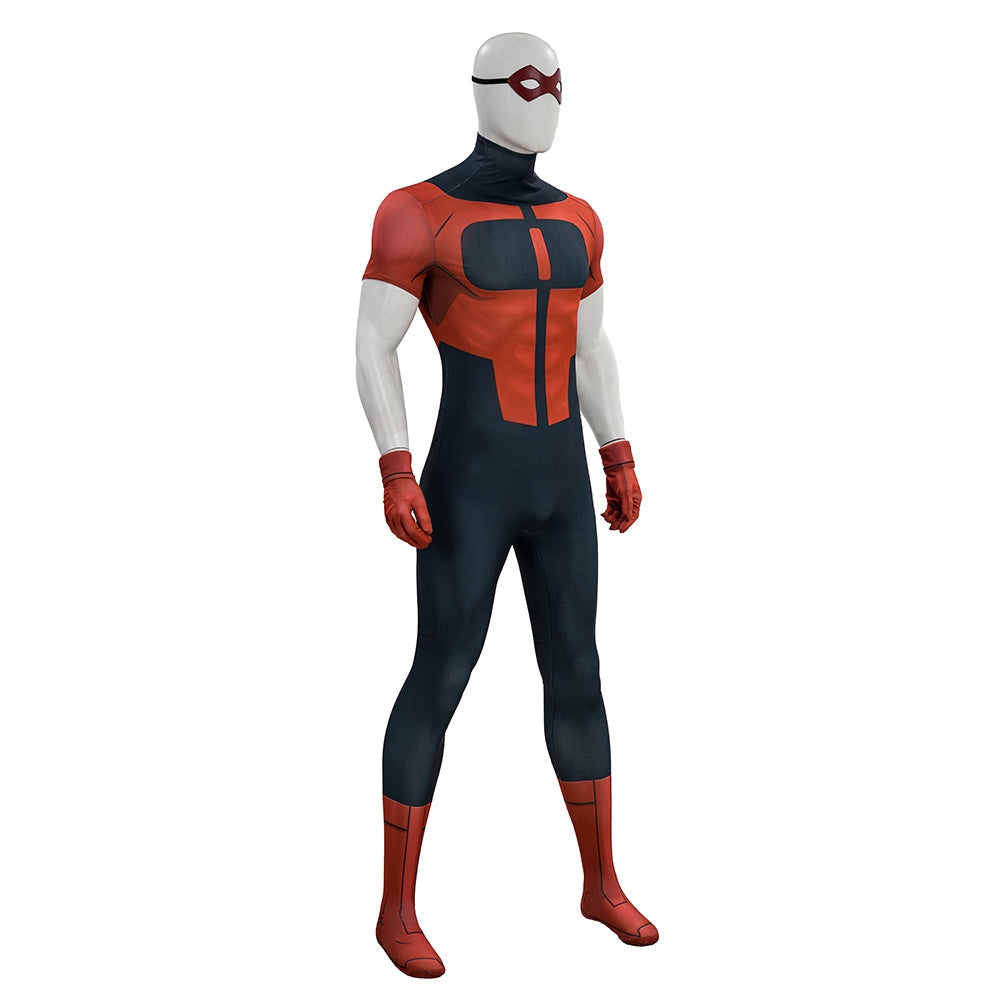 Invincible Season 4 Oliver Grayson Cosplay Costume Red Halloween Outfit ACcosplay