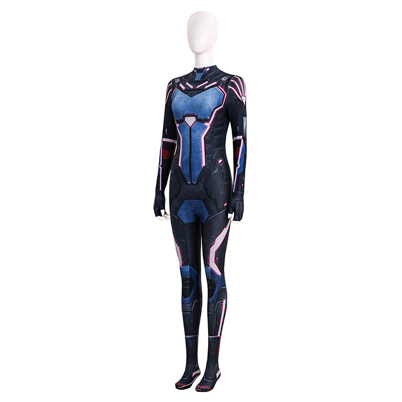 Split Fiction Mio Cosplay Costume Purple Jumpsuit Halloween Outfit ACcosplay