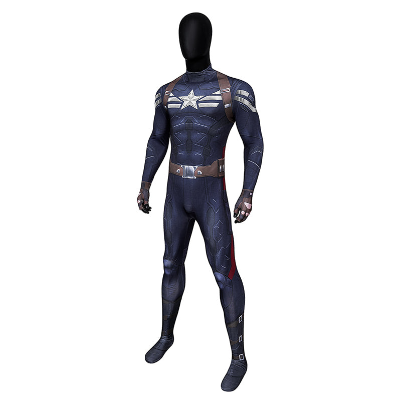 The Winter Soldier Stealth Captain America Cosplay Costume Jumpsuit Outfit ACcosplay