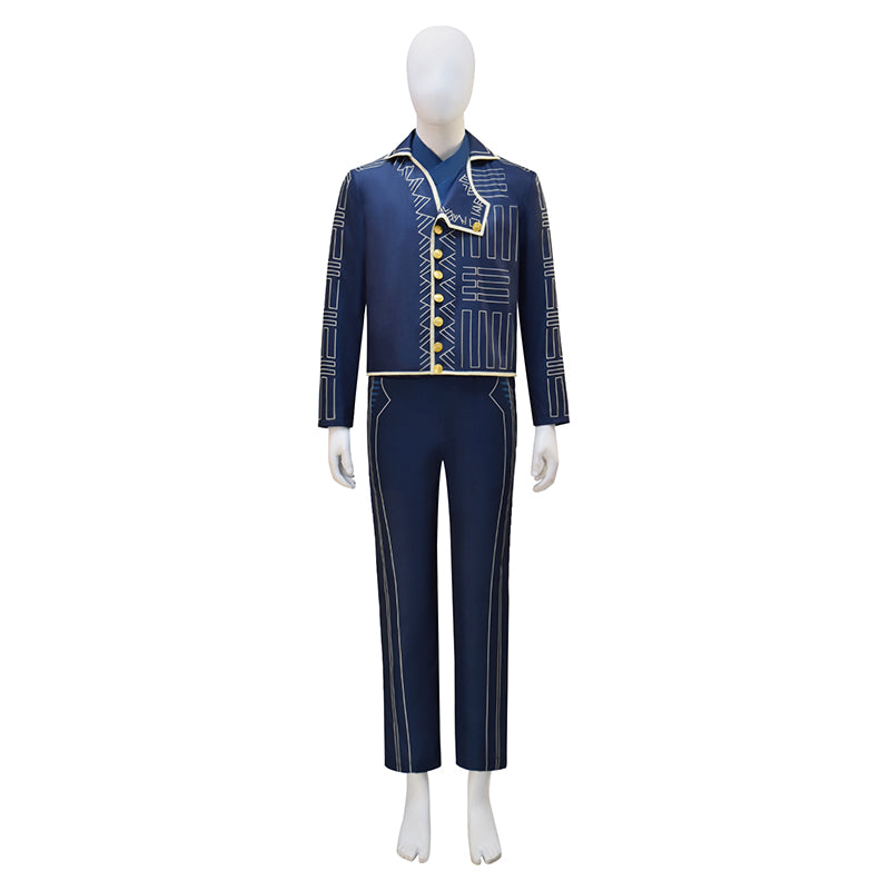 Wicked Wizard Fiyero Cosplay Costume Printed Version Halloween Suit Cosplay ACcosplay