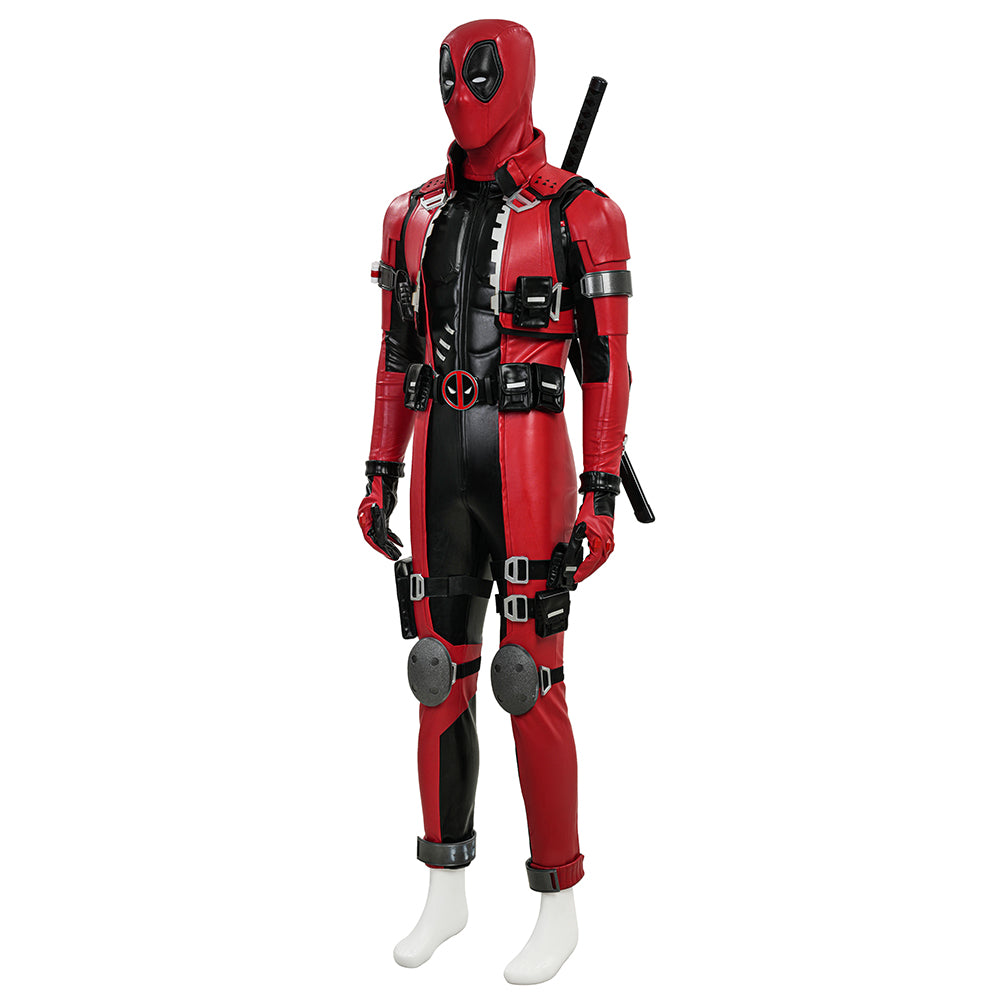 Marvel Rivals Deadpool Red Leather Cosplay Costume ACcosplay