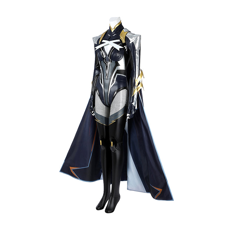 Deluxe Marvel Rival Storm Cosplay Costume Black Halloween Outfit ACcosplay