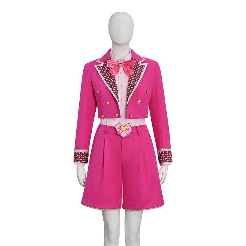 Descendants Wicked Wonderland Pink Hearts Cosplay Costume Halloween Fancy Suit ACcosplay