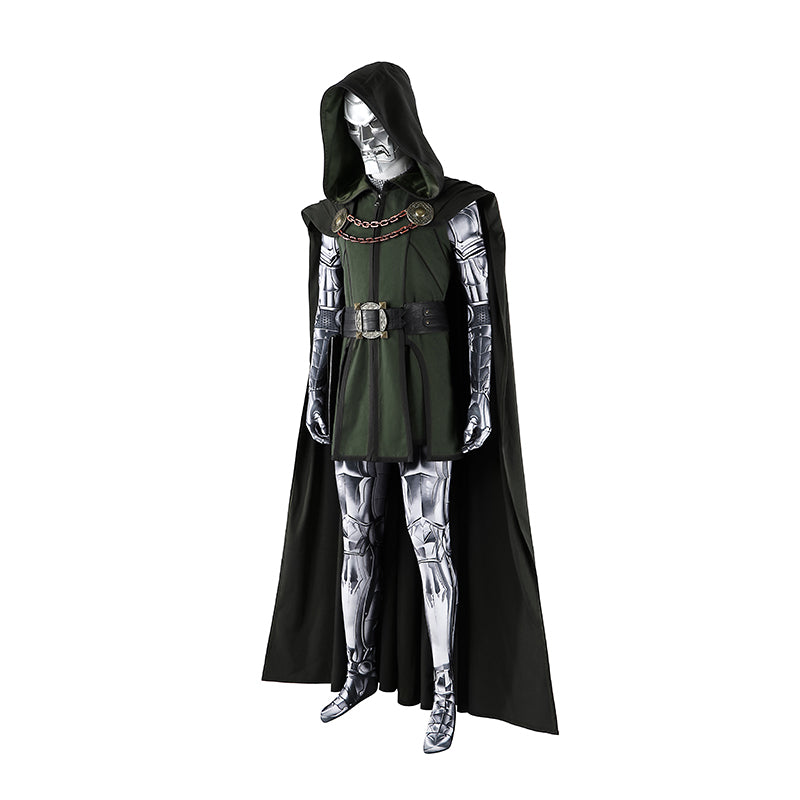 New Avengers 5 Doomsday Doctor Doom Cosplay Costume Halloween Jumpsuit Accosplay