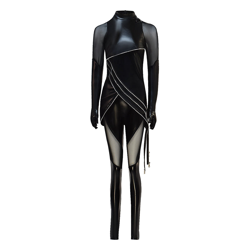 Kpop Demon Hunters Mira Cosplay Costume Black Dance Suit Halloween Outfit ACcosplay