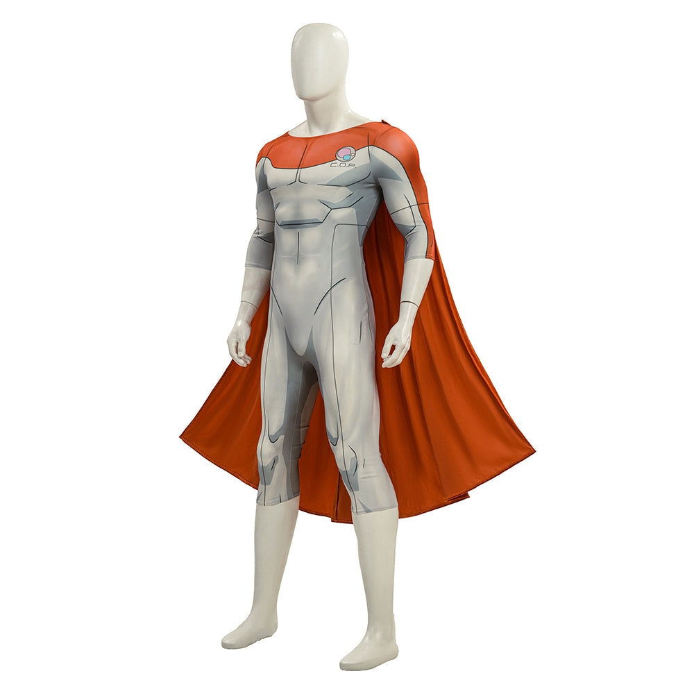 Invincible Season 4 Nolan Grayson Omni-Man Cosplay Costume Bodysuit with Cape ACcosplay