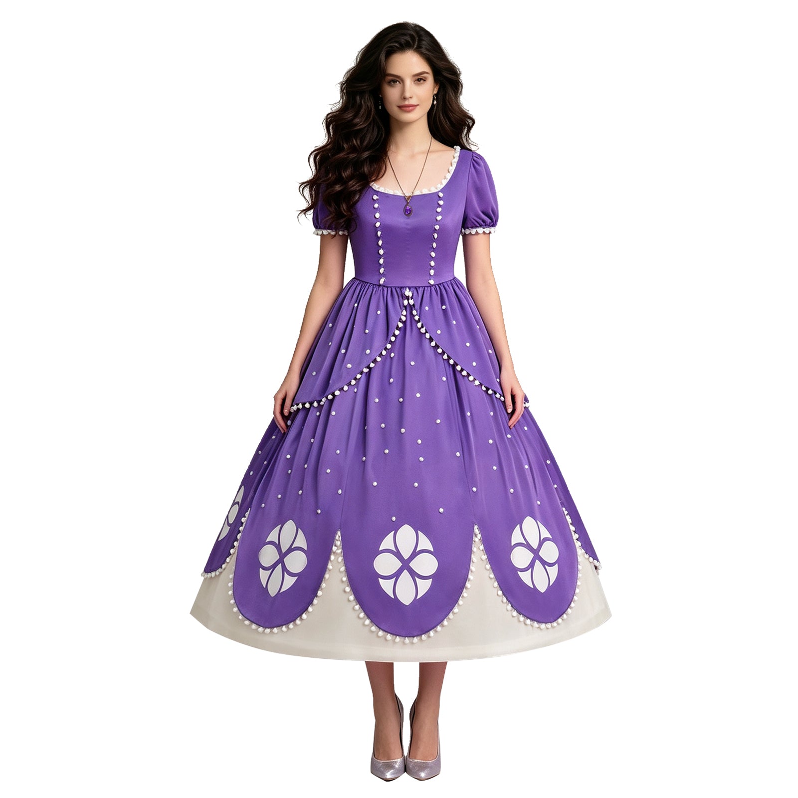 Sofia the First Sofia Cosplay Costume Purple Princess Dress Halloween Outfit ACcosplay
