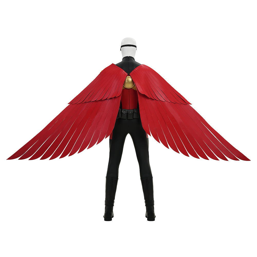 Robin War Red Robin Tim Drake Cosplay Costume Halloween Outfit ACcosplay
