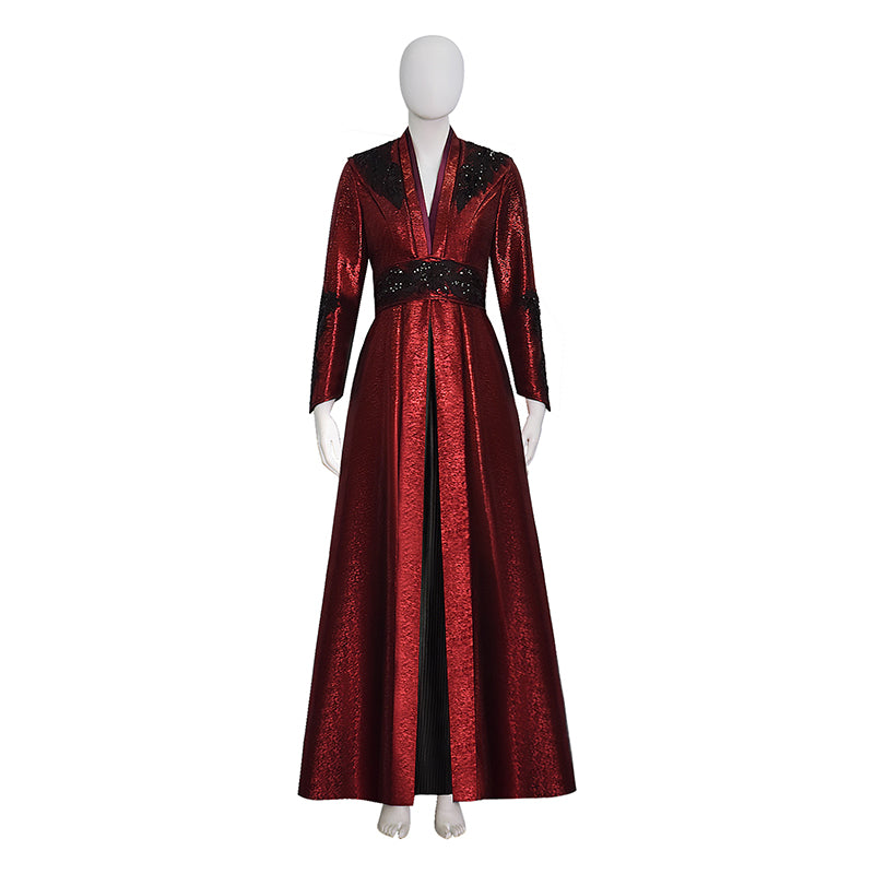 Rhaenyra Targaryen Cosplay Costume House of the Dragon Red Long Robe Halloween Carnival Outfit