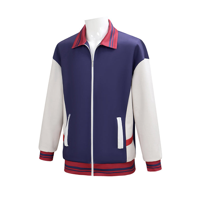 ST Stranger Things Will Byers Cosplay Costume Blue Coat Party Suit ACcosplay