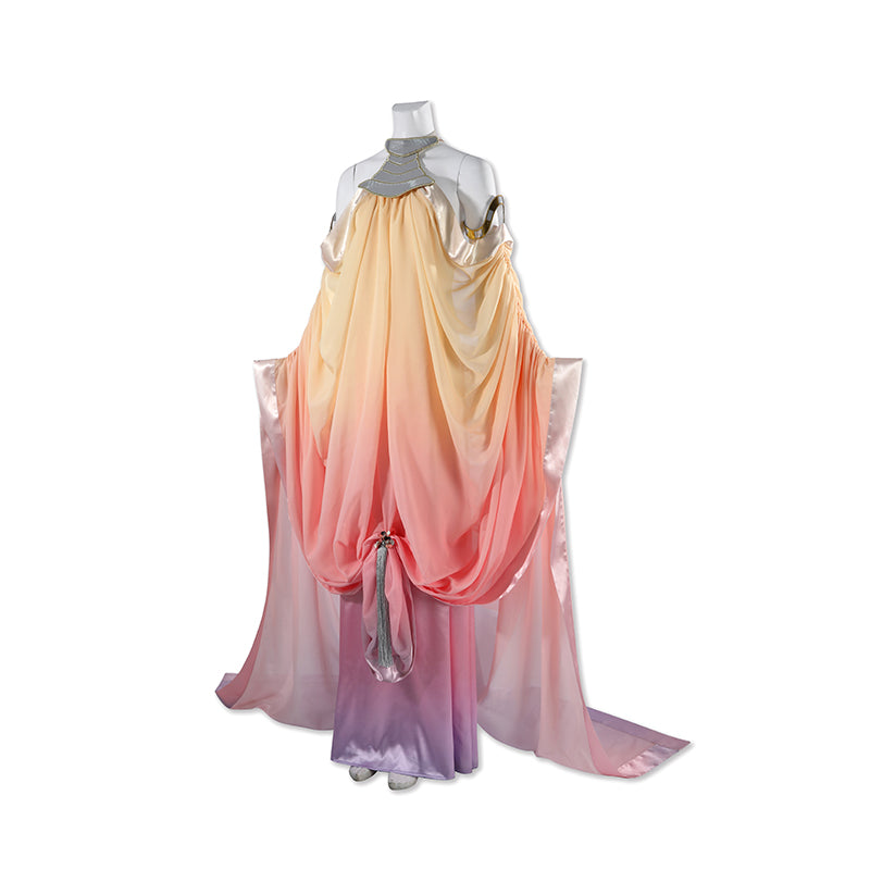 Star Wars 2 Attack of the Clones Padme Cosplay Costume Lake Dress Halloween Outfit ACcosplay