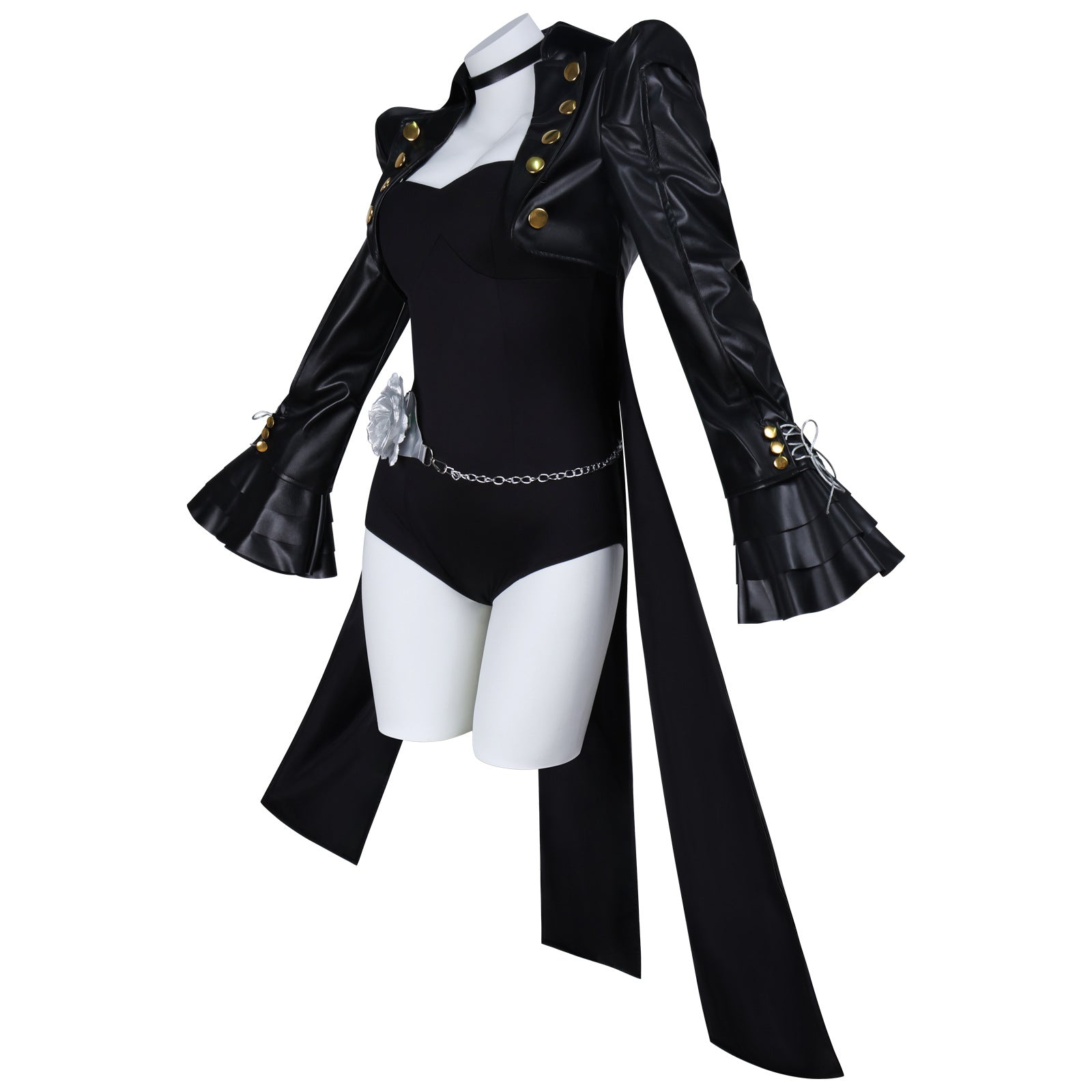 P5R Persona 5 Royal Kasumi Yoshizawa Phantom Thief Cosplay Costume Black Halloween Suit