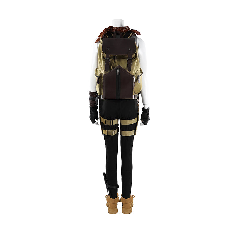 Tomb Raider Catalyst Lara Croft Cosplay Costume With Bag Halloween Outfit Accosplay