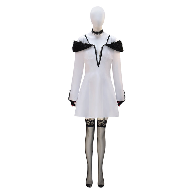 Lili Tekken 8 Cosplay Costume White Halloween Suit ACcosplay