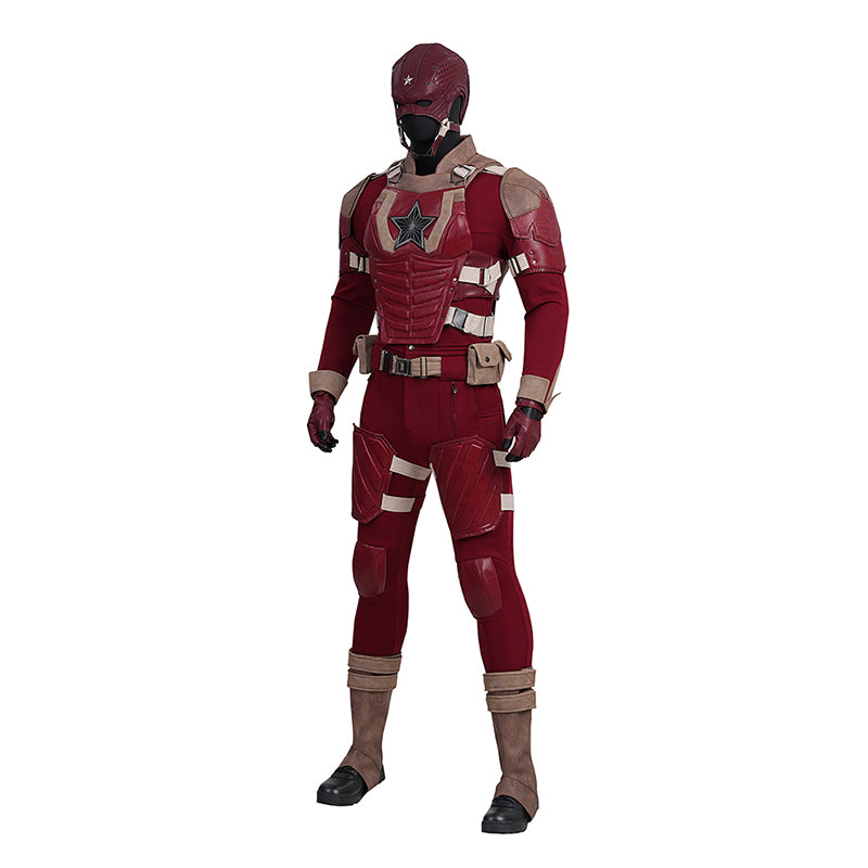 Thunderbolts Red Guardian Cosplay Costume Halloween Outfit Version 2 ACcosplay