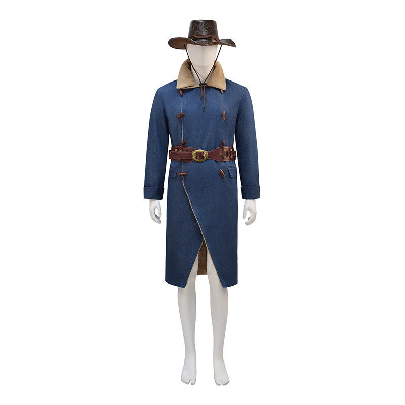 Red Dead Redemption 2 Arthur Morgan Blue Coat Halloween Suit ACcosplay Red Dead Redemption 2 Arthur Morgan Blue Coat Halloween Suit ACcosplay