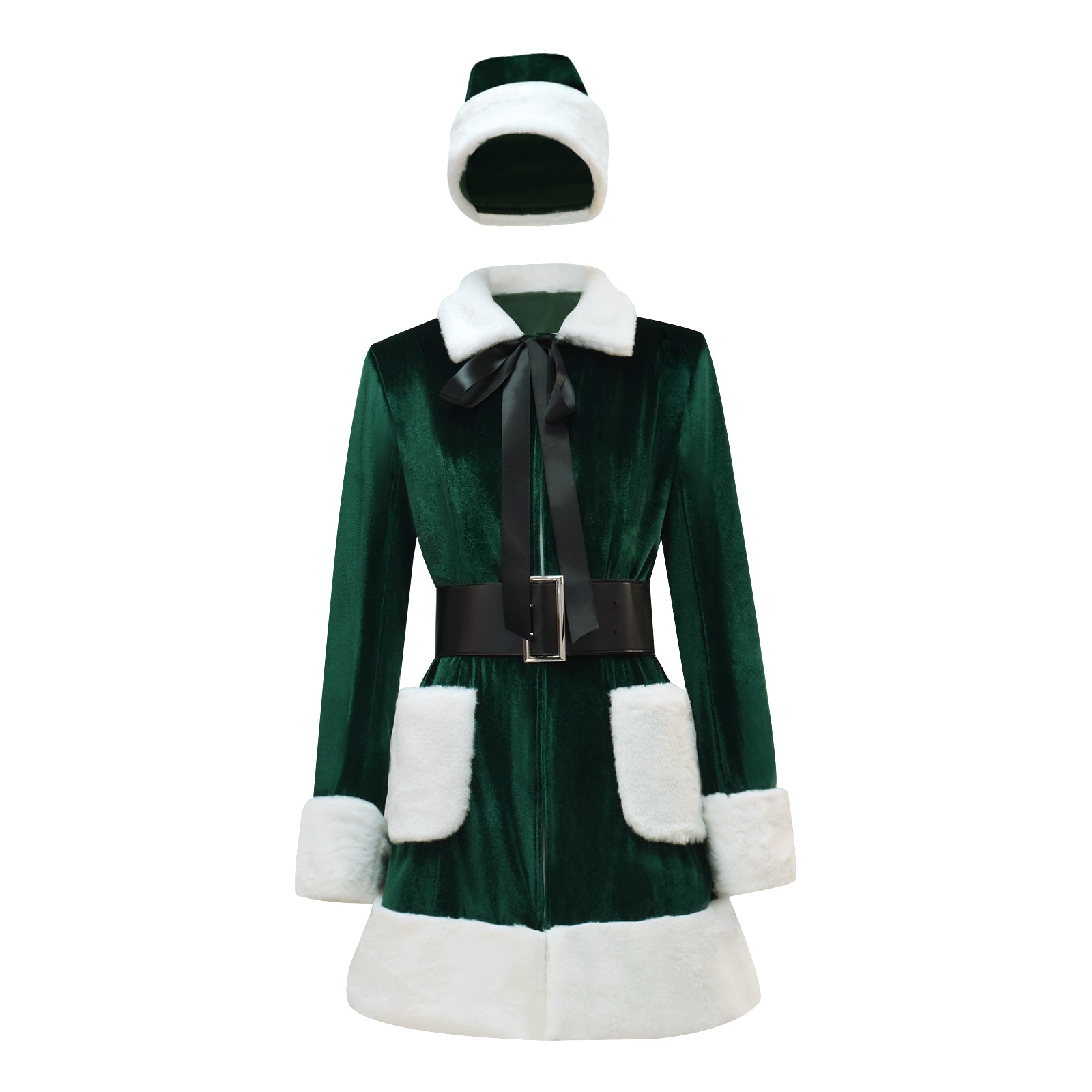 Last Christmas Christmas Green Santa Cosplay Costume Christmas Dress Outfit ACcosplay