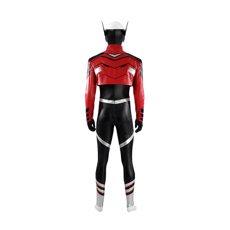 Absolute Flash Wally West Cosplay Costume Red Flash Halloween Suit ACcosplay